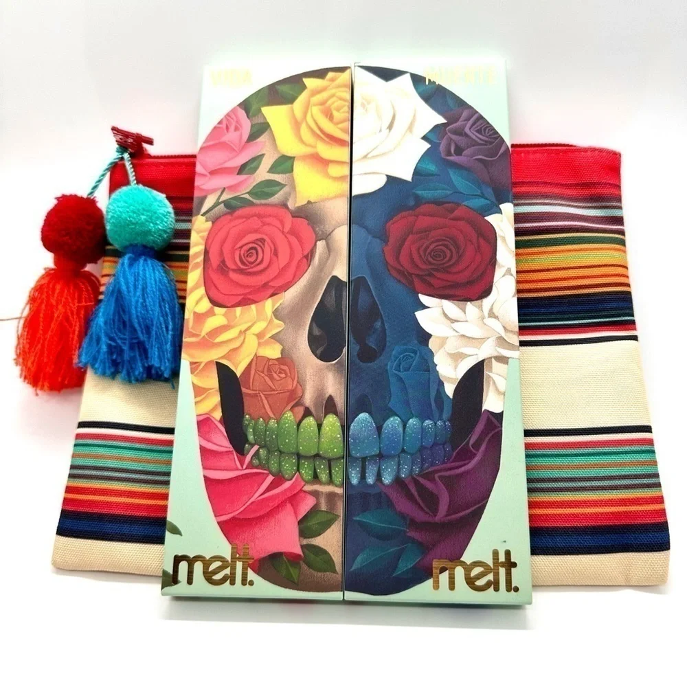 MELT Amor Eterno LE Vida Muerte Eyeshadow Palette Makeup Bag Liquid Lipsticks